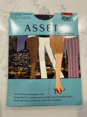NIP Assets by Sara Blakely Unbelievable Underwear Black Size 1